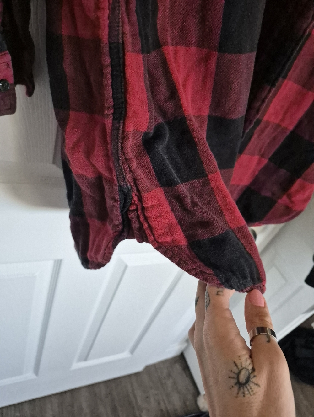 Joe Fresh Buffalo Plaid Flannel Shirt - Picture 5 of 7